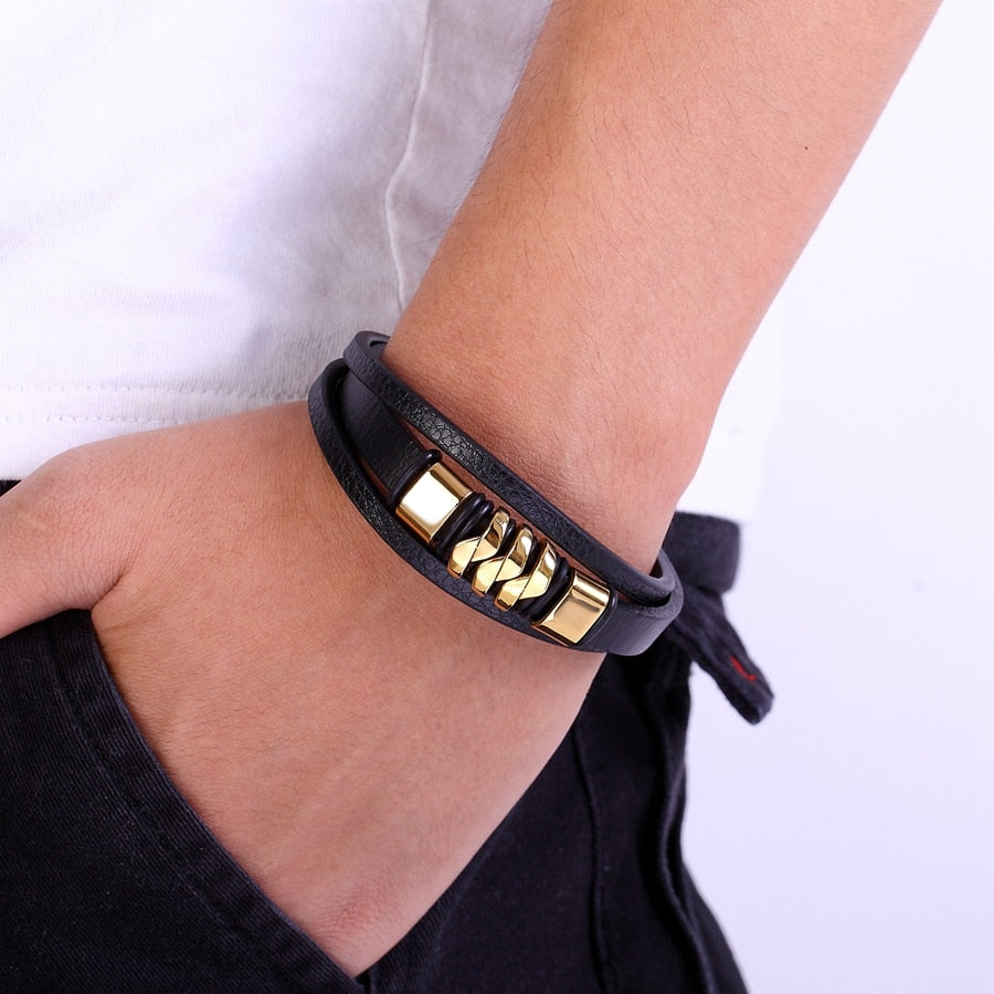 Leather Bracelet - Classic - 09