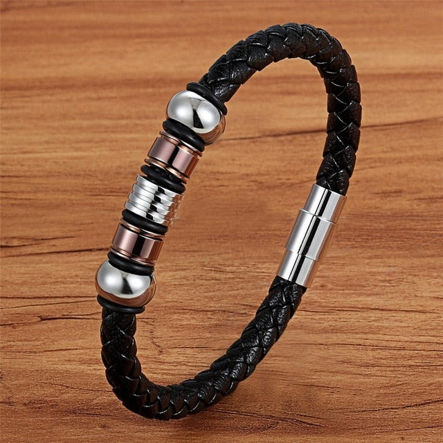 Bracelet Leather Magnetic - 10