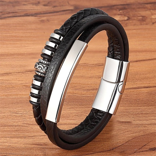 Bracelet Leather Magnetic - 10