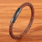 Load image into Gallery viewer, Leather Bracelet (Classic) - 13
