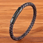 Load image into Gallery viewer, Leather Bracelet (Classic) - 13
