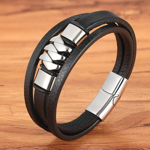 Leather Bracelet - Classic - 09