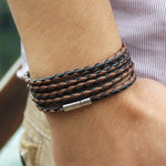 Load image into Gallery viewer, Leather Bracelet (Long) - 12
