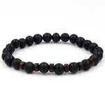 Load image into Gallery viewer, Tibetan Buddha Bracelet (Lava Stone) - 04
