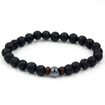 Load image into Gallery viewer, Tibetan Buddha Bracelet (Lava Stone) - 04
