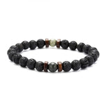 Load image into Gallery viewer, Tibetan Buddha Bracelet (Lava Stone) - 04
