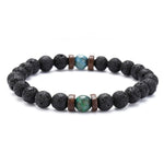 Load image into Gallery viewer, Tibetan Buddha Bracelet (Lava Stone) - 04
