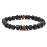 Load image into Gallery viewer, Tibetan Buddha Bracelet (Lava Stone) - 04
