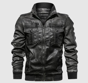 Casual Leather Jacket - 020