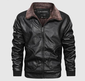 Casual Leather Jacket - 020