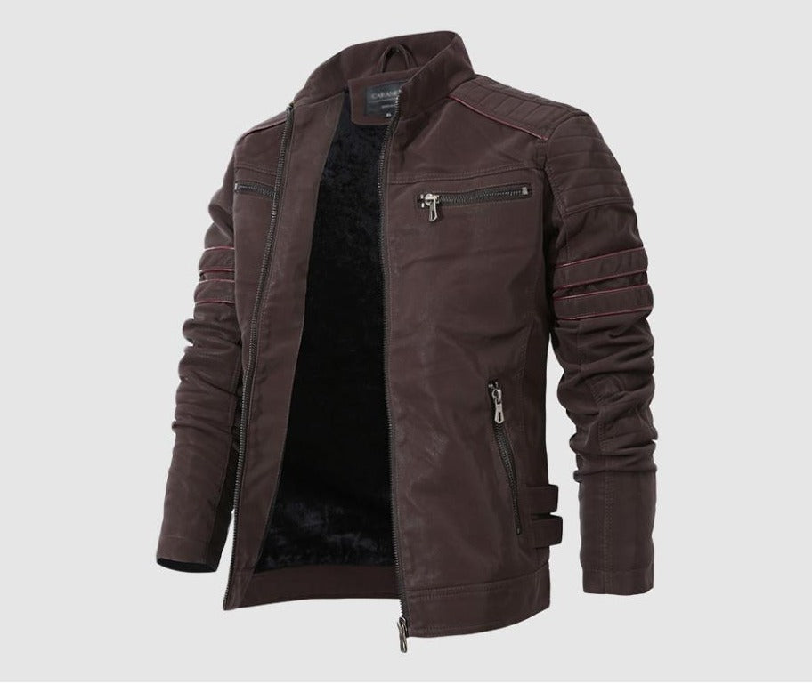 Winter Leather Jacket - 019