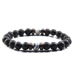 Load image into Gallery viewer, Tibetan Buddha Bracelet (Lava Stone) - 04
